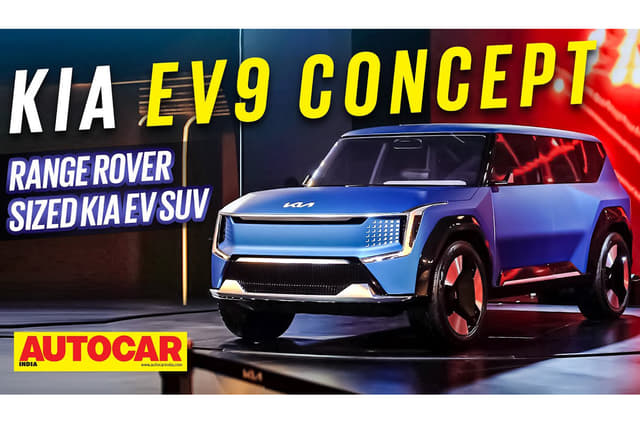 Auto Expo 2023: Kia EV9 concept walkaround video